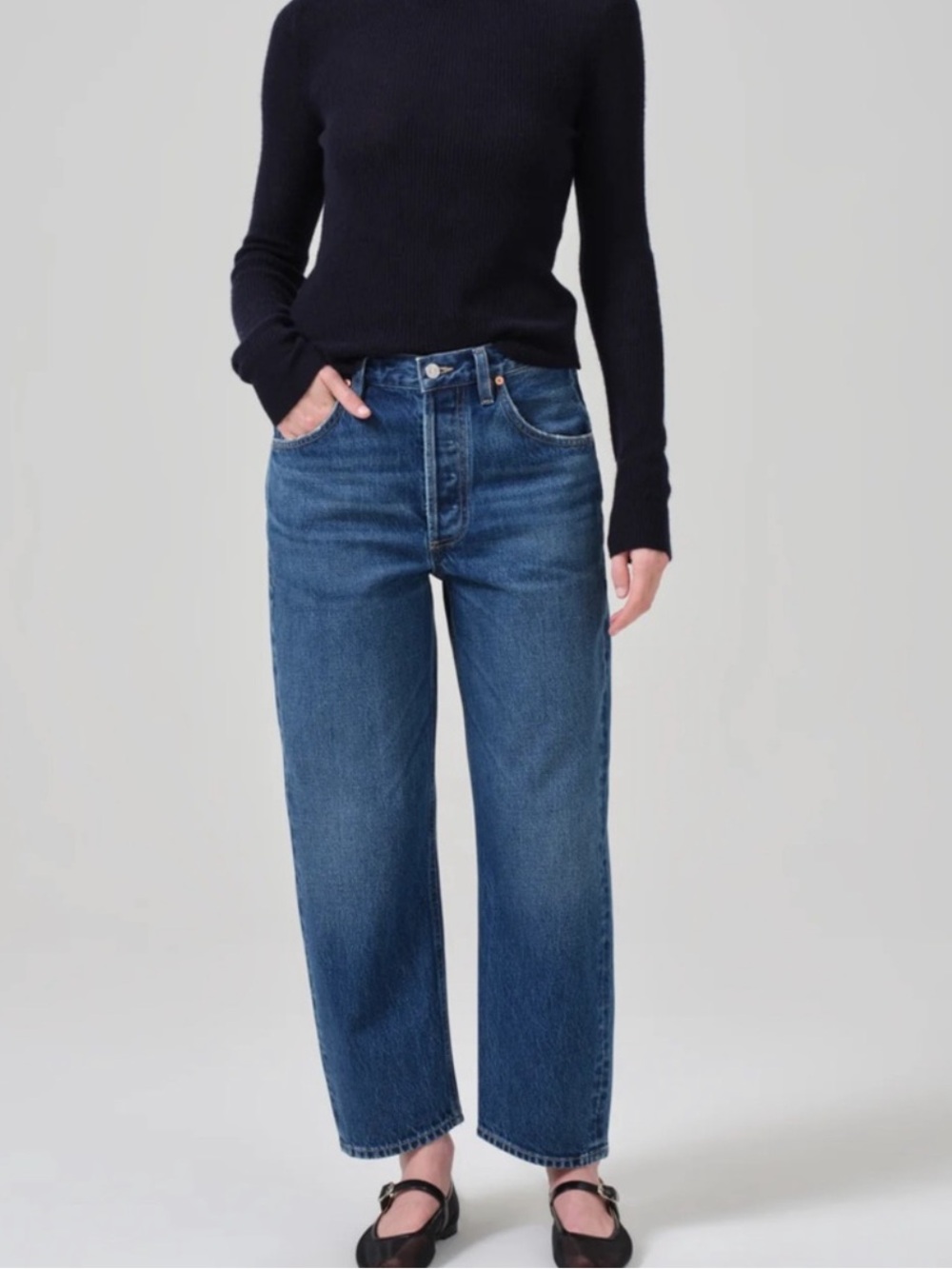 Citizens of humanity dahlia bow leg baby doll denim jeans Women’s 25